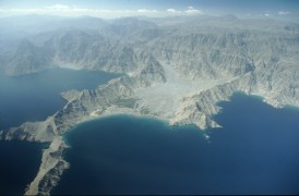 Musandam aus der Luft