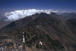 Blick vom Toubkal, Marokko Blick vom Toubkal